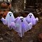 Halloween Decorations Outside - 3 Pack Outdoor Ghost Decorations Lights, Halloween Yard Stakes Ghost for Halloween Lawn Yard Decorations, Halloween Party Supplies